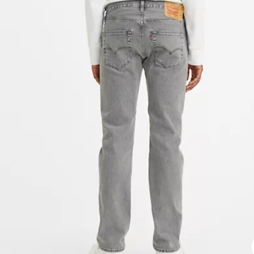 Levi’s 501 ORIGINAL FIT JEANS Straight Gray Men's - Picture 4 of 5